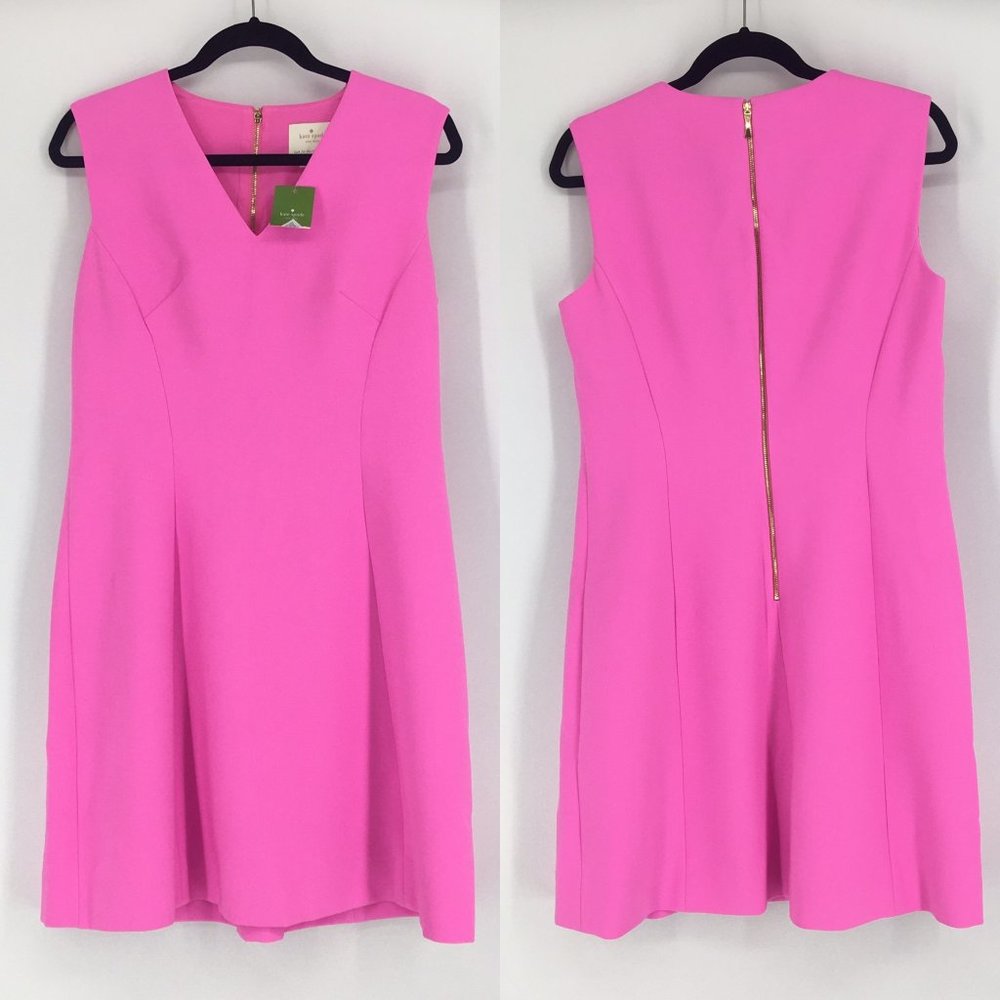 Kate Spade Crepe A-Line Pink Dress